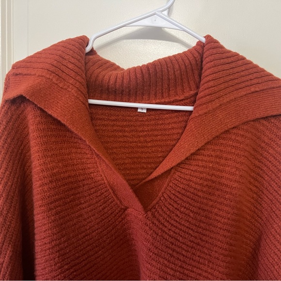 Cozy Rust Sweater - Picture 2 of 4